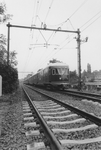 502511 Afbeelding van het electrische treinstel nr. 273 (mat. 1946) van het Spoorwegmuseum op de Oosterspoorweg te ...